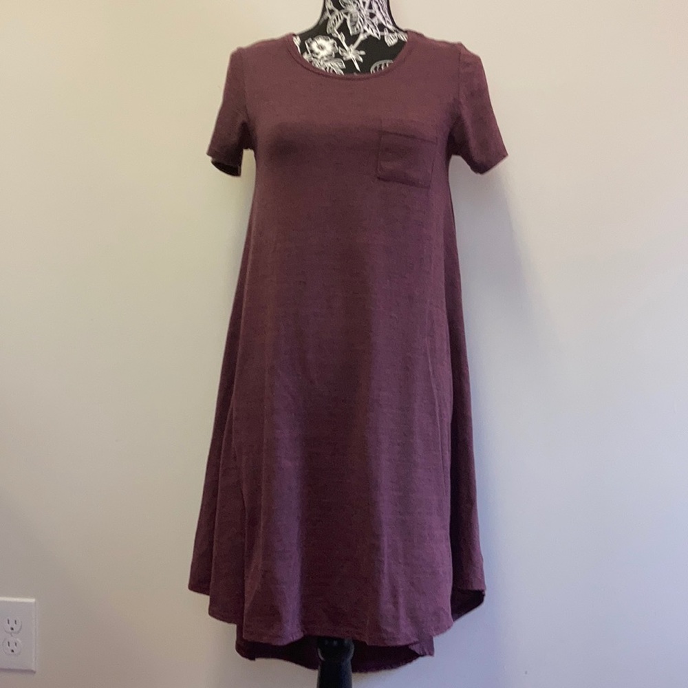 LuLaRoe women’s purple casual maxi dress/Size:XXS